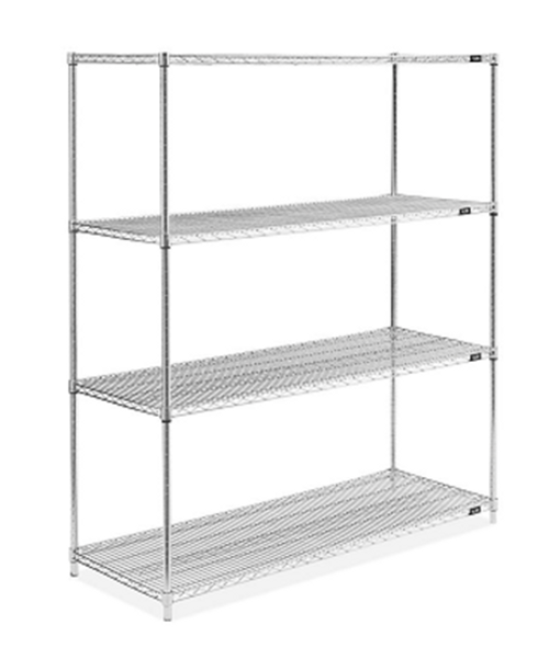 Chao Yuon 4-Tier Wire Shelf - Zinc