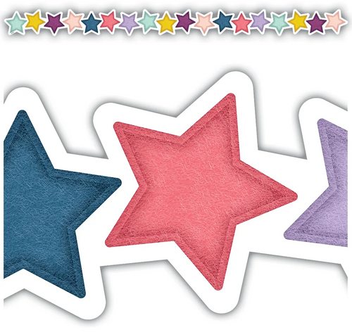 TCR9089 - Oh Happy Day Stars Die-Cut Border Trim