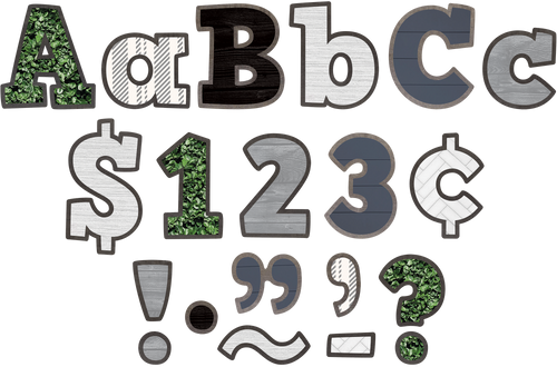 TCR8525 - Modern Farmhouse Bold Block 4in. Letters Combo Pack