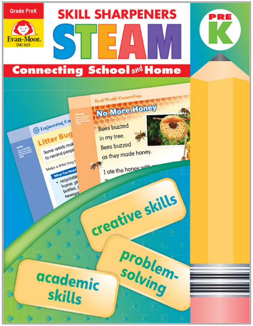 Skill Sharpeners: STEAM Activity Book, Grade PreK