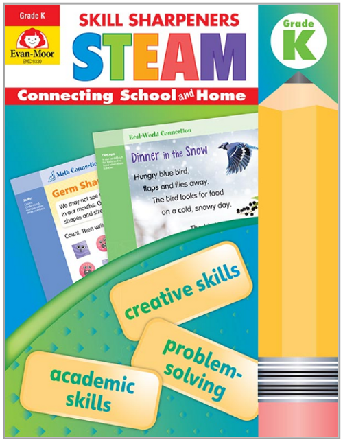 Skill Sharpeners: STEAM Activity Book, Grade K