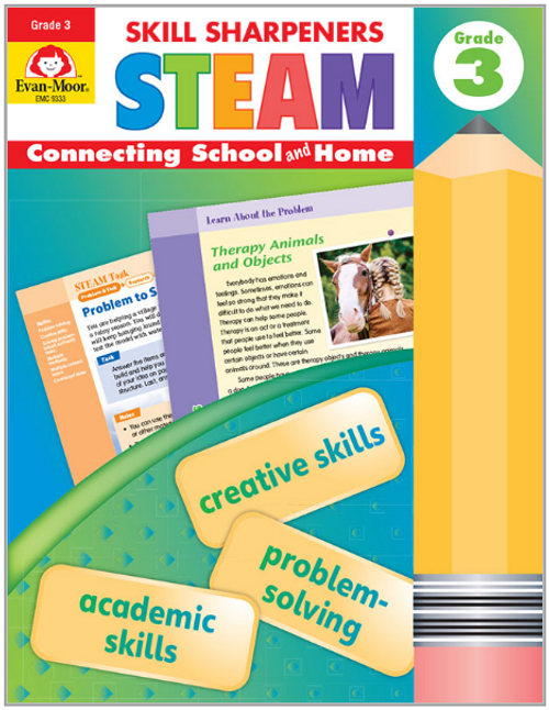 Skill Sharpeners: STEAM Activity Book, Grade 3