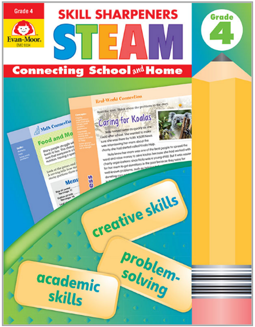 Skill Sharpeners: STEAM Activity Book, Grade 4