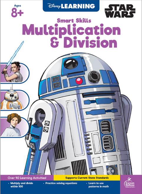 Smart Skills: Multiplication & Division Workbook, Grade 3-5