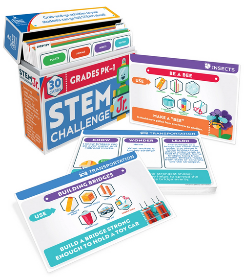 STEM Challenge, Jr. Learning Cards, Grades PK~1