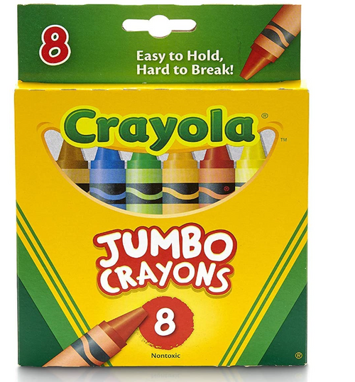 Jumbo Crayons, 8 ct.