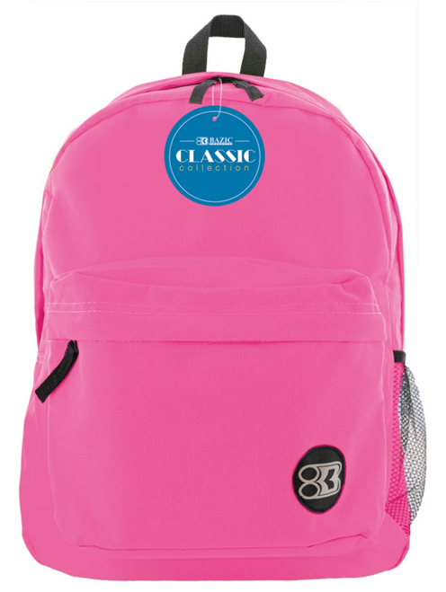 BAZ1056 - Classic Backpack, 17", Fuchsia