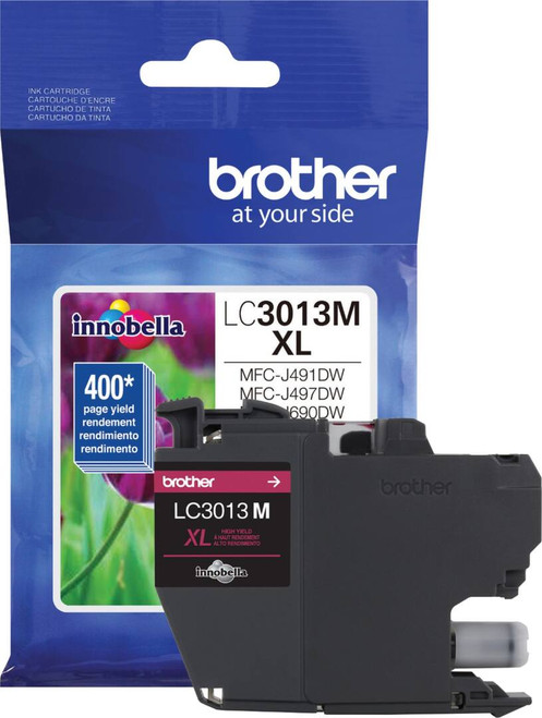 Brother Genuine LC3013M High-Yield Ink Cartridge, Magenta