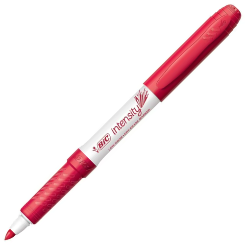 BICGDE11RED - Intensity Dry Erase Marker, Fine Tip, Red