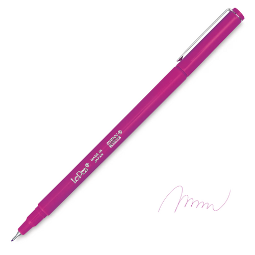 Uchida Le Pen Fine Line Marker Pen, Micro-Fine Point (0.3mm), Magenta