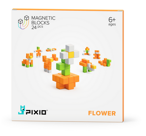 Pixio Flower Magnetic Blocks Story Series