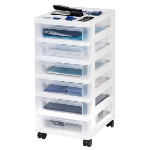 Iris 6 Drawer Mobile Organizer