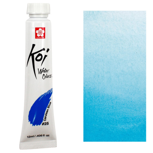 Sakura Koi Watercolors, 12ml Tube, Cerulean Blue