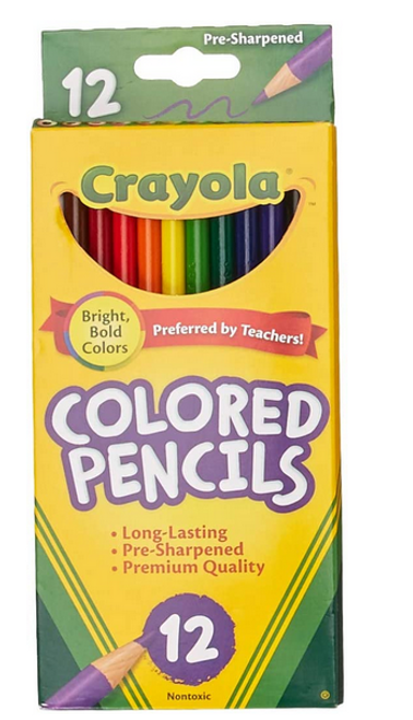 Colored Pencils, 12 ct.