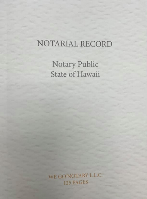 Notarial Record Book