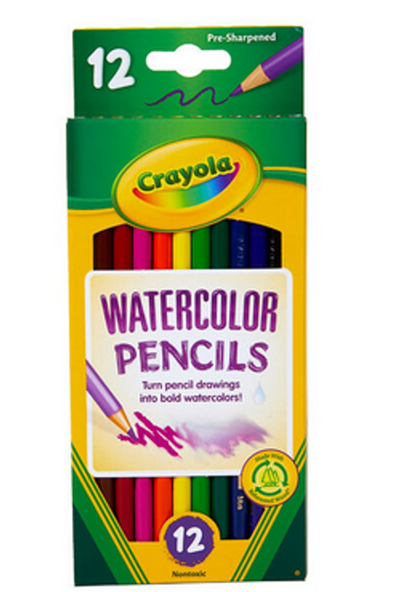 Watercolor Pencils, 12 ct.