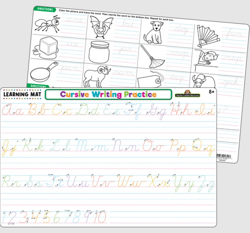 Cursive Practice Learning Mat