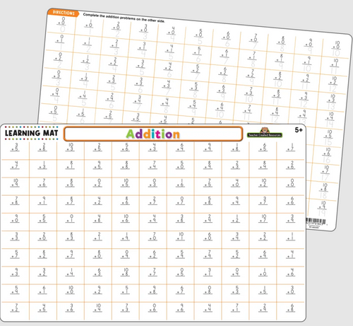 Addition Learning Mat