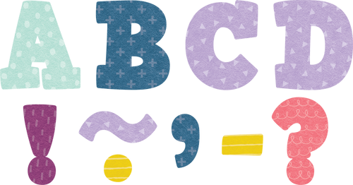 TCR77569 - Oh Happy Day Bold Block 3in. Magnetic Letters