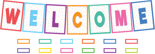 TCR6592 - Colorful Welcome Bulletin Board Set