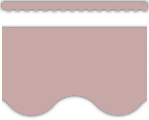 TCR1330 - Light Mauve Scalloped Border Trim