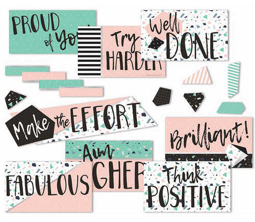 PMG847090 - Simply Sassy Class Management Mini Bulletin Board Set