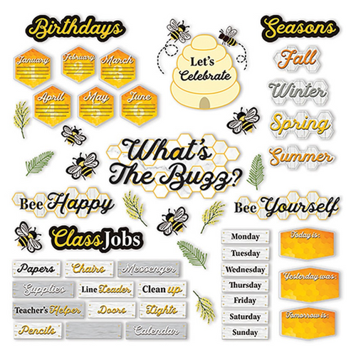 PMG847810 - The Hive Classroom Organization Bulletin Board Set