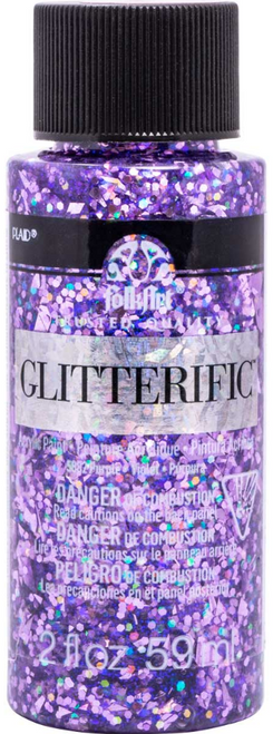 FolkArt Glitterific Acrylic Paint, 2oz., Purple