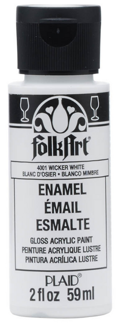 FolkArt Enamels, 2oz., Wicker White