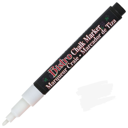Uchida Bistro Chalk Marker, 3mm Fine Point, White