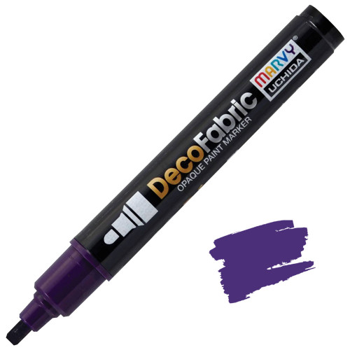 Uchida DecoFabric Fabric Paint Marker, Medium Tip, Violet