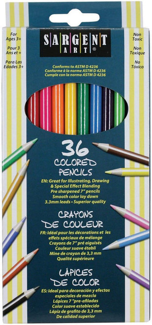 PENCILS,COLORING,36CT