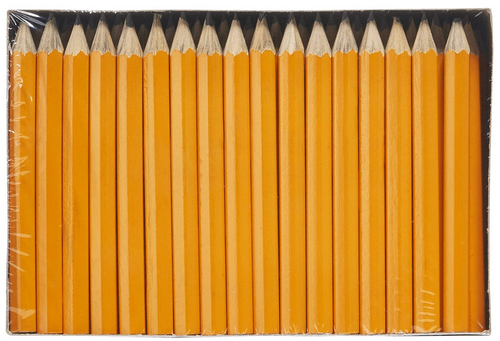 Pre-Sharpened Wood Gold Pencils