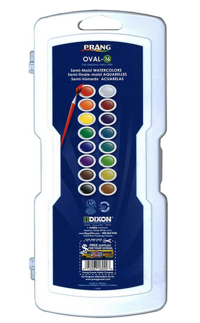 Oval Watercolor Paint Set