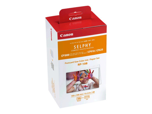 Canon SELPHY RP-108 High Capacity Color Ink/Paper Set