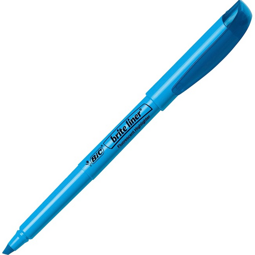 Brite Liner Highlighter, Chisel Tip, Fluorescent Blue