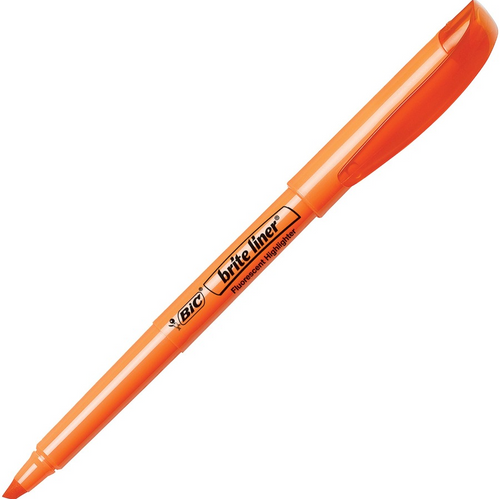 Brite Liner Highlighter, Chisel Tip, Fluorescent Orange
