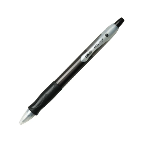 Bic Velocity Retractable Ballpoint Pen, Medium Point (1.0mm), Black