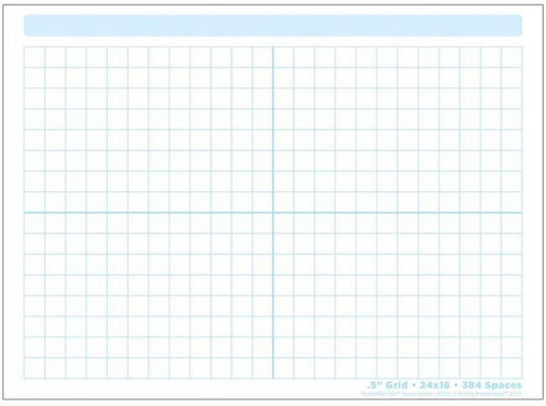 ASH95323 - Smart Poly PosterMat Pals Space Savers 1/2 in. Grid Blocks
