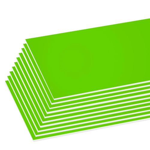Bazic Foam Board, 20" x 30", 3/16" Thick, Fluorescent Green