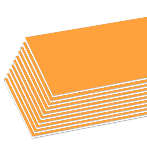 Bazic Foam Board, 20" x 30", 3/16" Thick, Fluorescent Orange