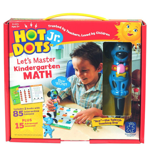 Hot Dots Jr. Let's Master Kindergarten Math Set w/ Ace