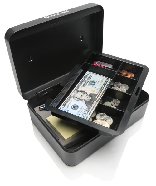 Standard Steel Cash Box w/Tray