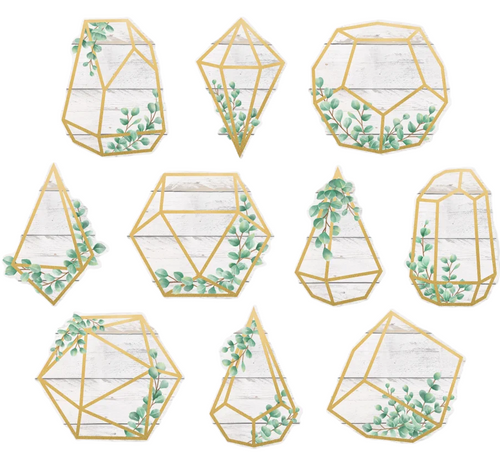 TCR8475 - Eucalyptus Geometric Terrariums Accents