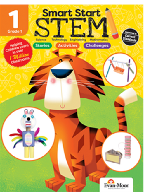 Smart Start STEM Activity Book, Grade 1