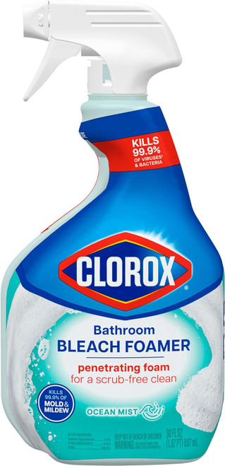 Clorox Bathroom Bleach Foamer, Ocean Mist, 30 oz