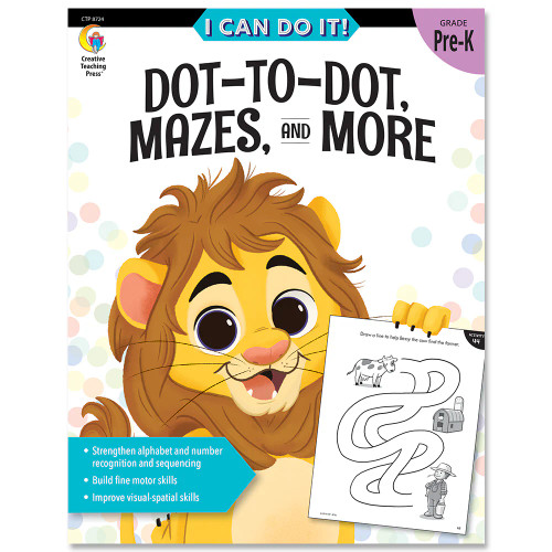 I Can Do It! Dot-to-Dot, Mazes, and More Workbook