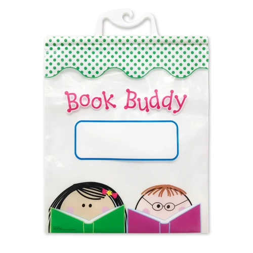 Creative Teaching Press Stick Kids Book Buddy Bags, 6 Count