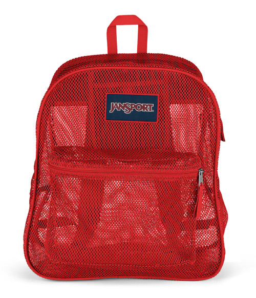 Jansport Mesh Pack Backpack, Red Tape