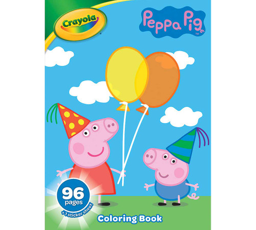 Crayola Peppa Pig Coloring Book, 96 Pages